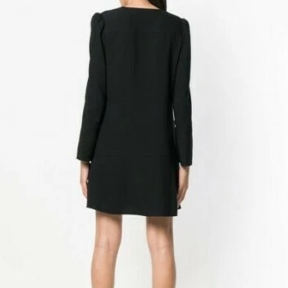 Proenza Schouler Black Bell Sleeve Dress - Picture 5 of 9